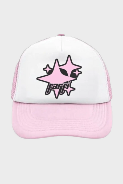 Кепка Farfi Star Pink One Size Рожево-біла F24002(W) фото