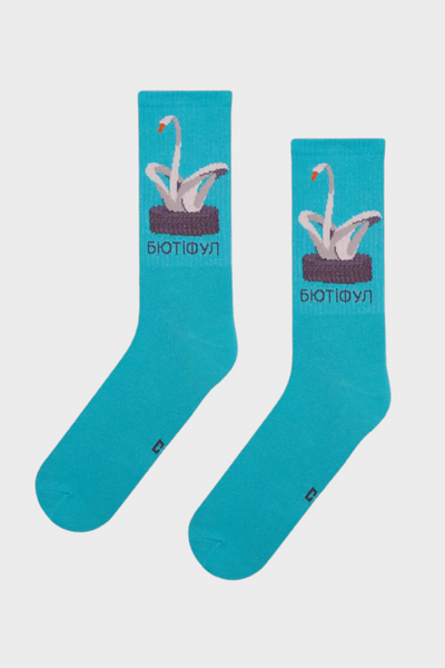 Шкарпетки CEH Бютіфул 36-40 Блакитні CH17004(W) фото
